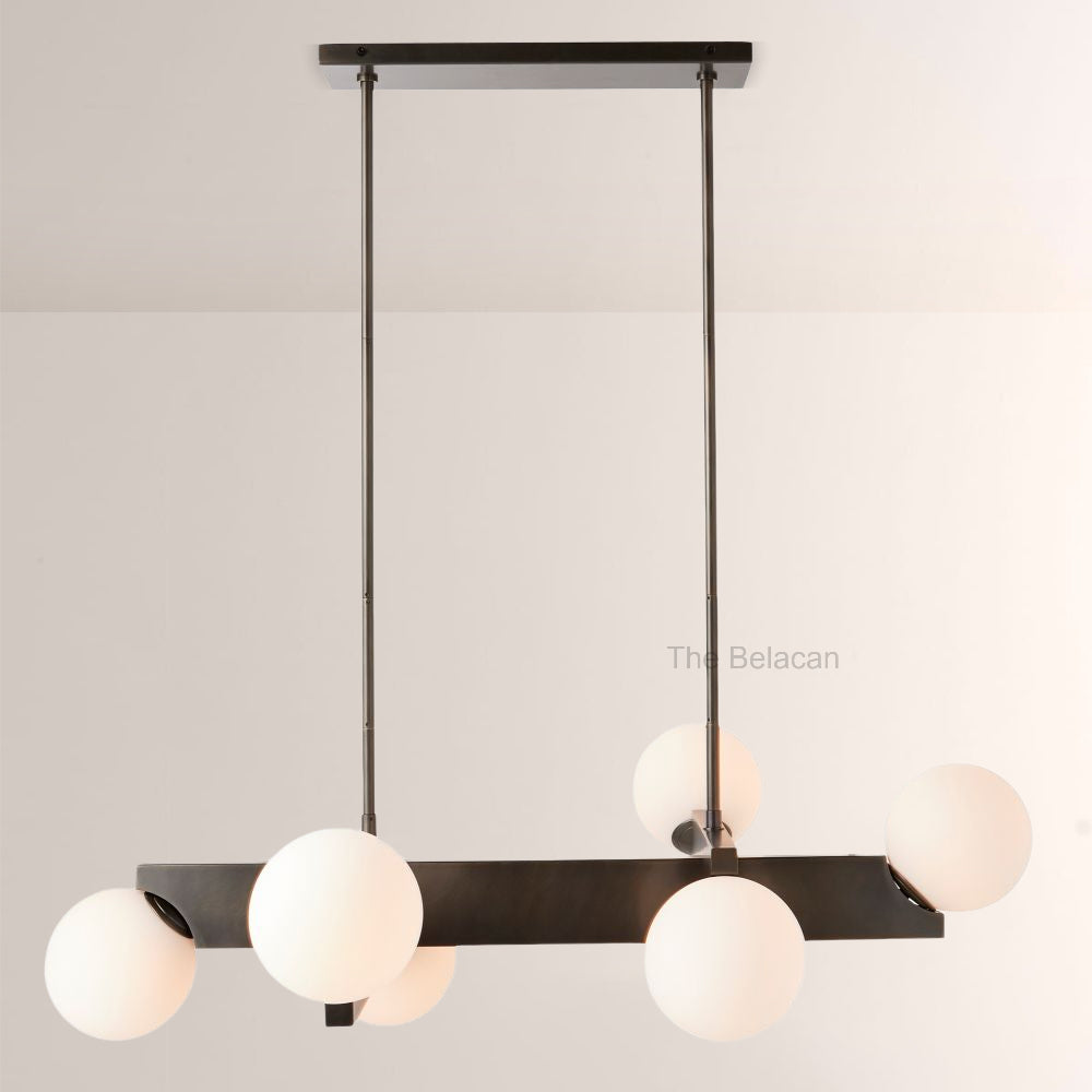 Thera Globe Linear Chandelier - thebelacan