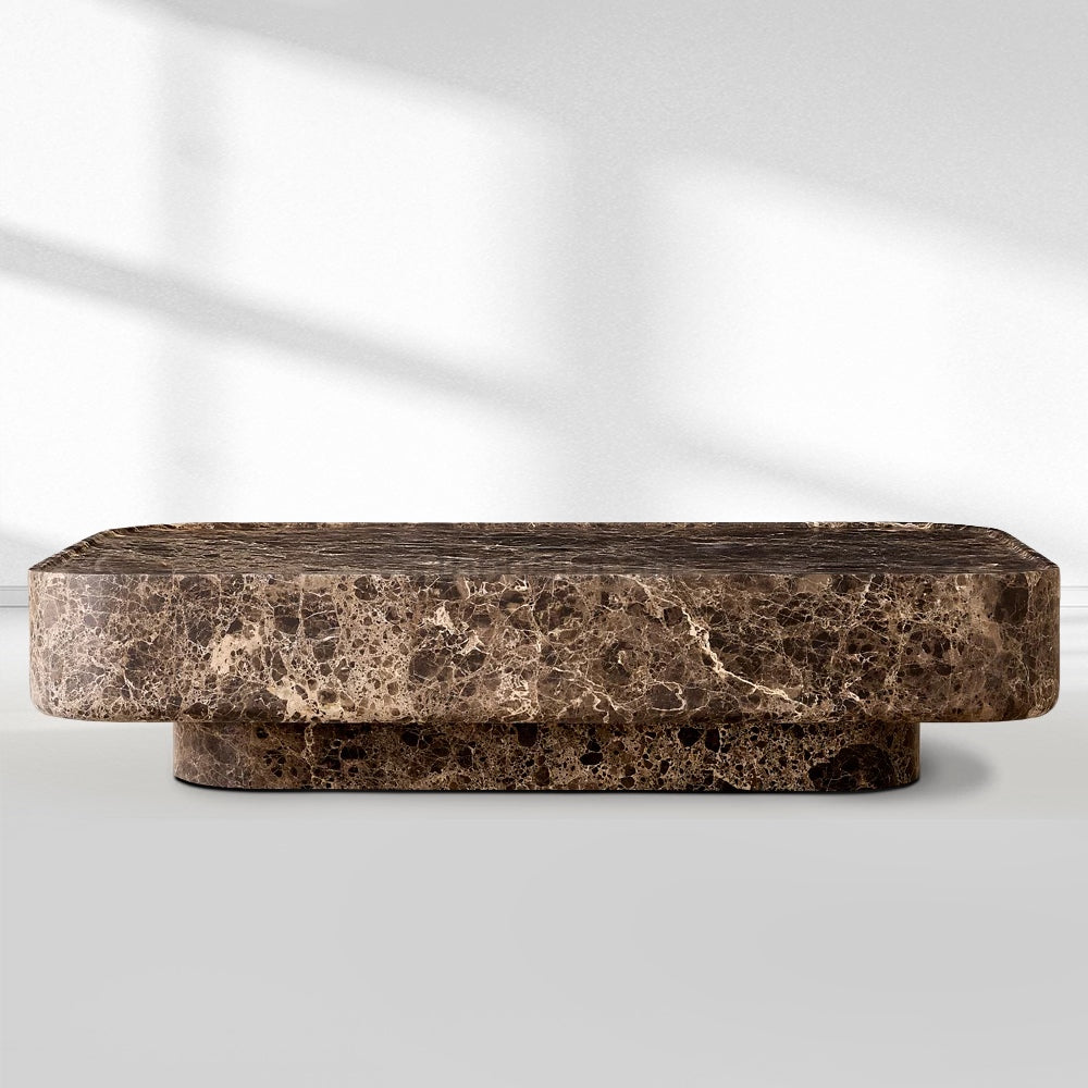 VitLuxe Carved Coffee Table - thebelacan