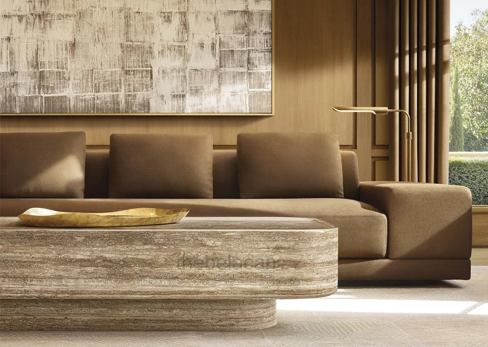 VitLuxe Carved Coffee Table - thebelacan