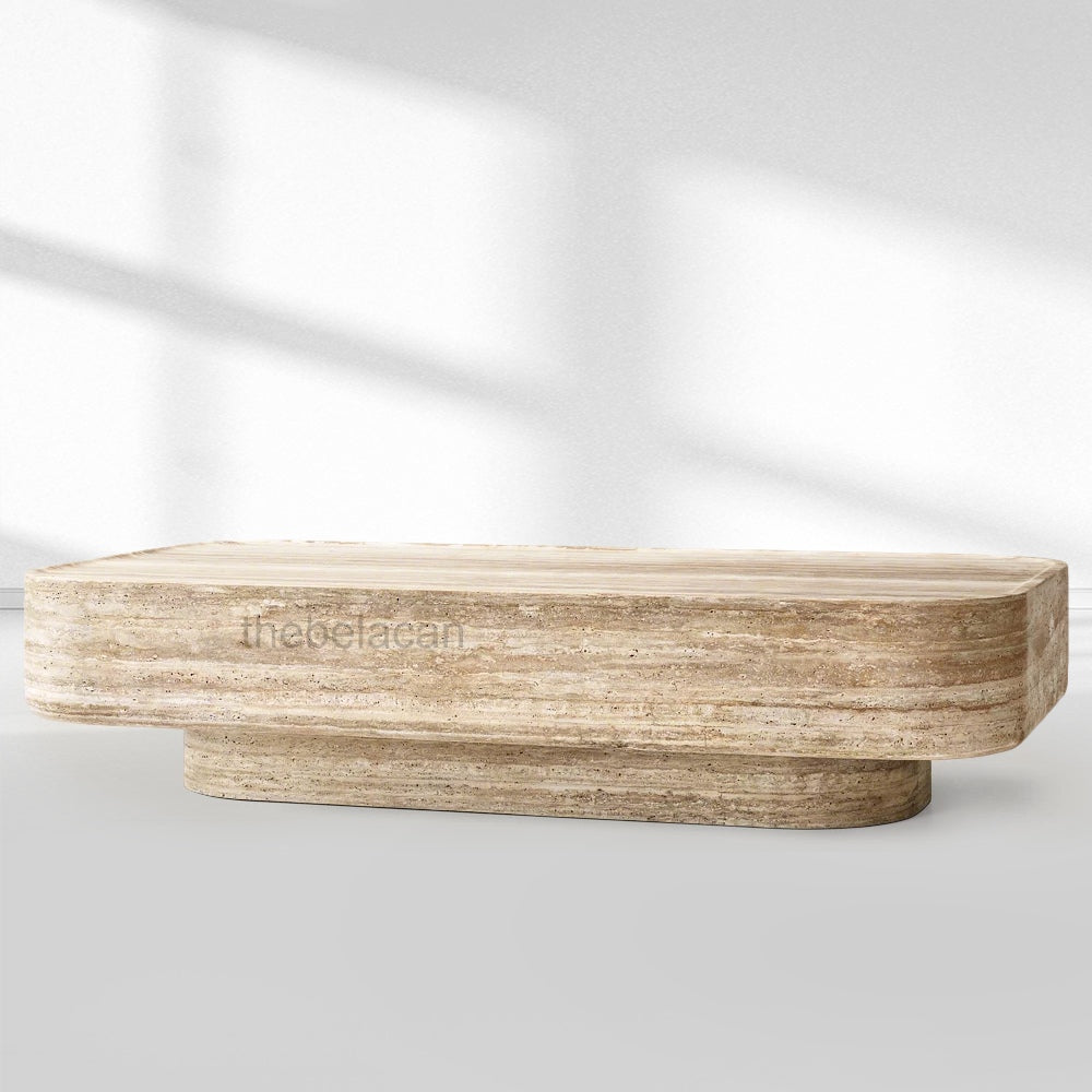 VitLuxe Carved Coffee Table - thebelacan