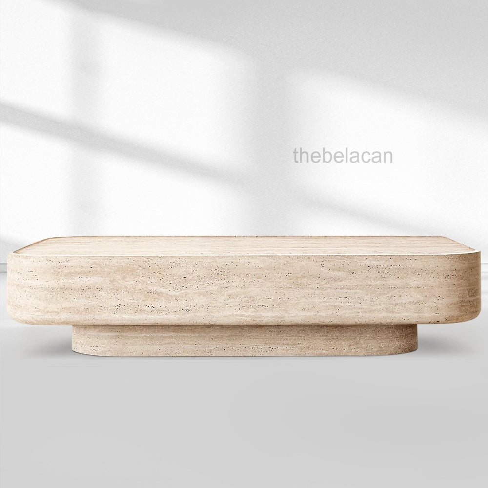 VitLuxe Carved Coffee Table - thebelacan