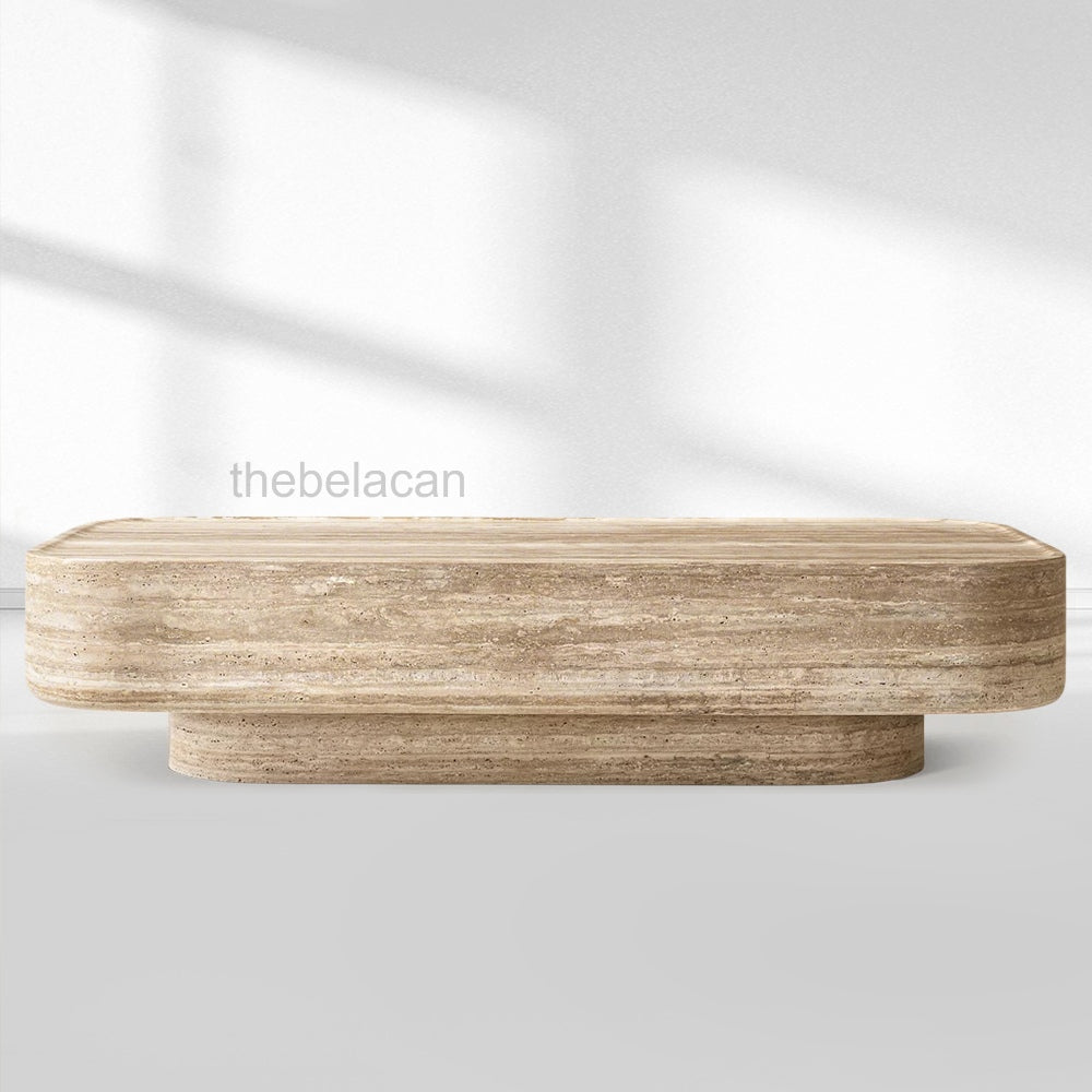 VitLuxe Carved Coffee Table - thebelacan