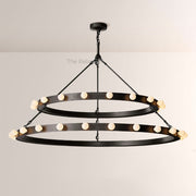 Vitara Round Two Tiered Chandelier - thebelacan