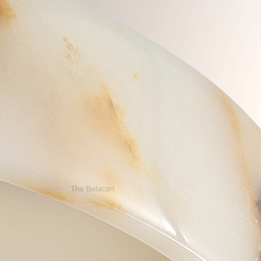 Vitrella Hexagonal Marble Chandelier - thebelacan