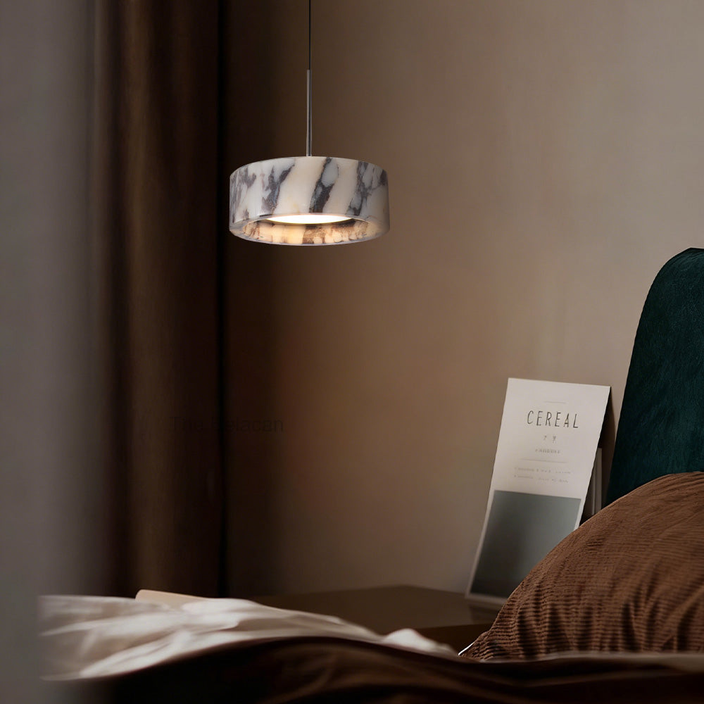 Vitrella Ring-Shade Marble Pendant - thebelacan