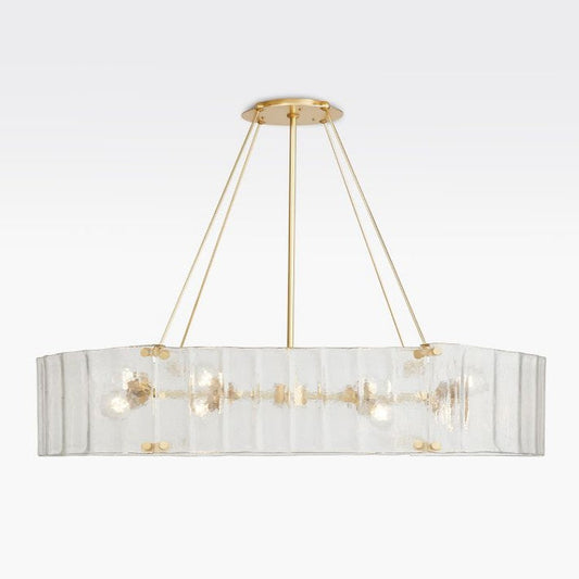 Willamette Oval Crystal Chandelier 48" - thebelacan