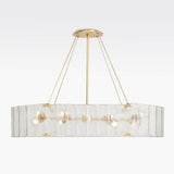 Willamette Oval Crystal Chandelier 48" - thebelacan