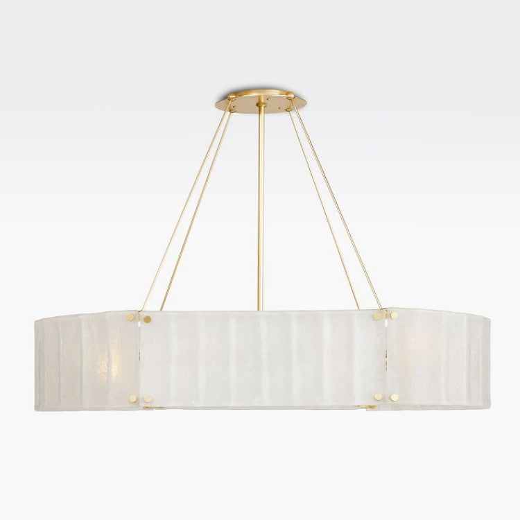 Willamette Oval Crystal Chandelier 48" - thebelacan
