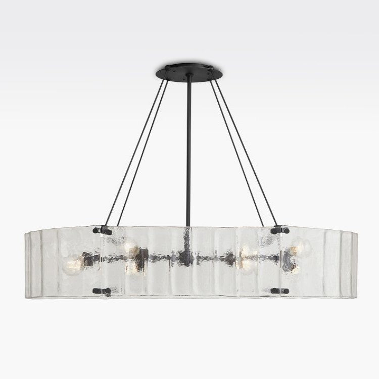 Willamette Oval Crystal Chandelier 48" - thebelacan