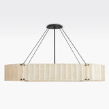 Willamette Oval Crystal Chandelier 60" - thebelacan