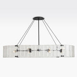 Willamette Oval Crystal Chandelier 60" - thebelacan