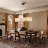 Willamette Oval Crystal Chandelier 60" - thebelacan