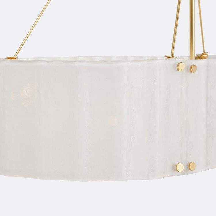 Willamette Oval Crystal Chandelier 60" - thebelacan