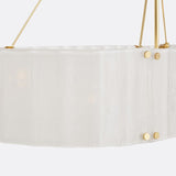 Willamette Oval Crystal Chandelier 60" - thebelacan