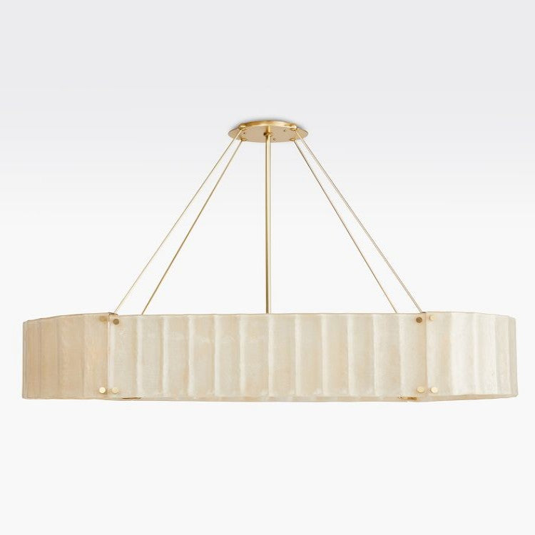 Willamette Oval Crystal Chandelier 60" - thebelacan