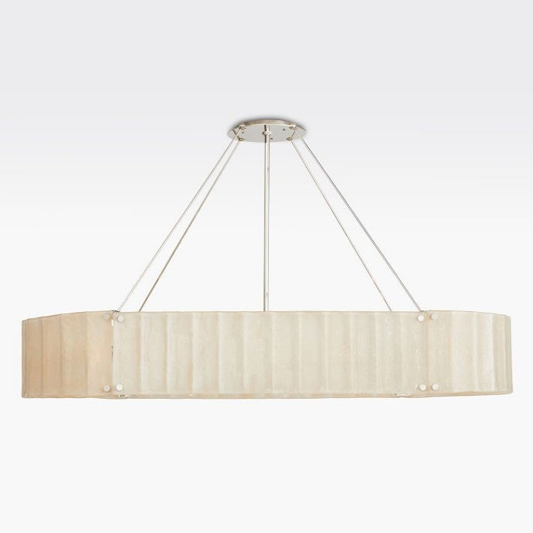 Willamette Oval Crystal Chandelier 60" - thebelacan