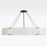 Willamette Oval Crystal Chandelier 60" - thebelacan