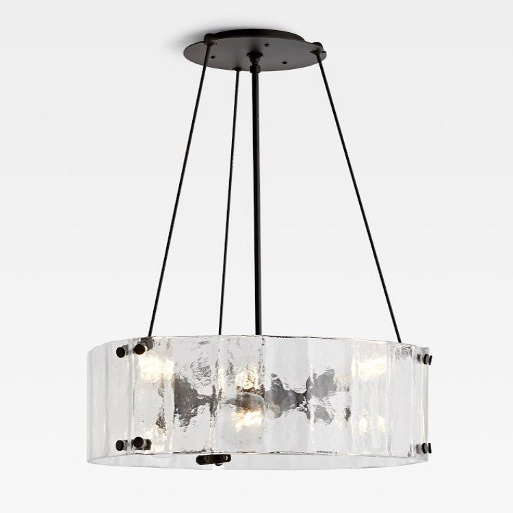 Willamette Round Crystal Chandelier 24" - thebelacan