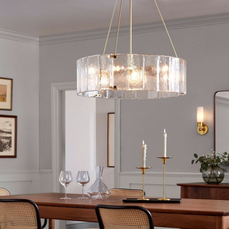 Willamette Round Crystal Chandelier 24" - thebelacan