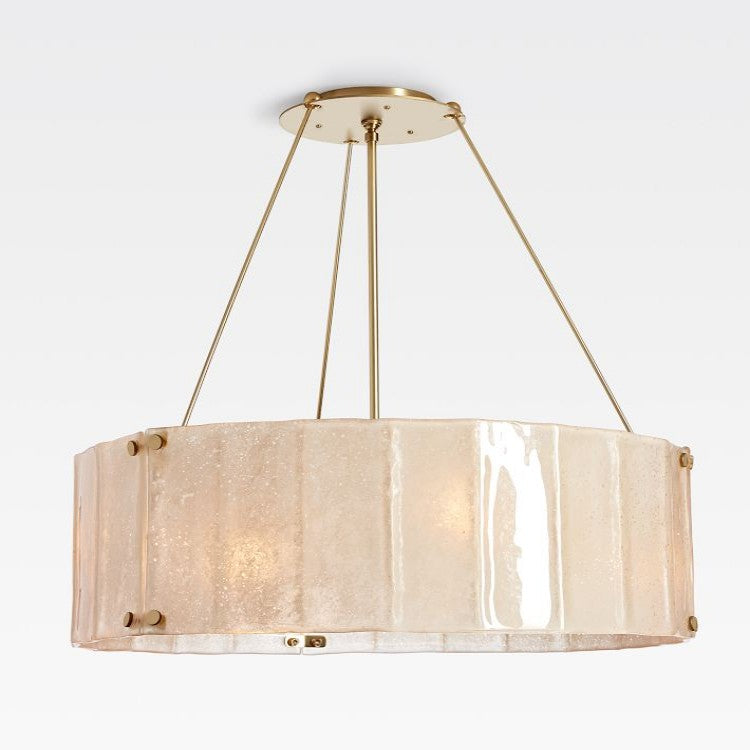 Willamette Round Crystal Chandelier 32" - thebelacan