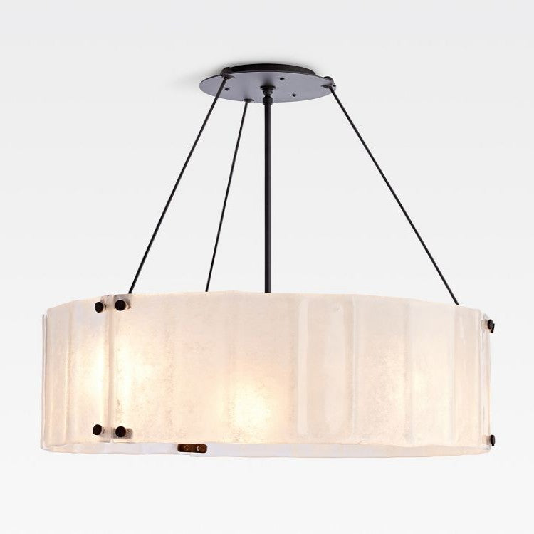 Willamette Round Crystal Chandelier 32" - thebelacan