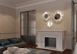 Alabaster Dissic Mirror Wall Sconce - thebelacan