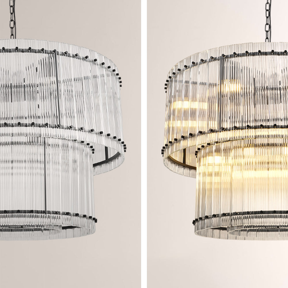 San Marco Two-tier Luxury Round Chandelier 37" - thebelacan