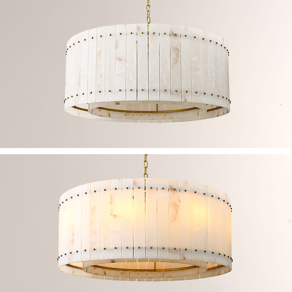 San Marco Alabaster Round Chandelier
