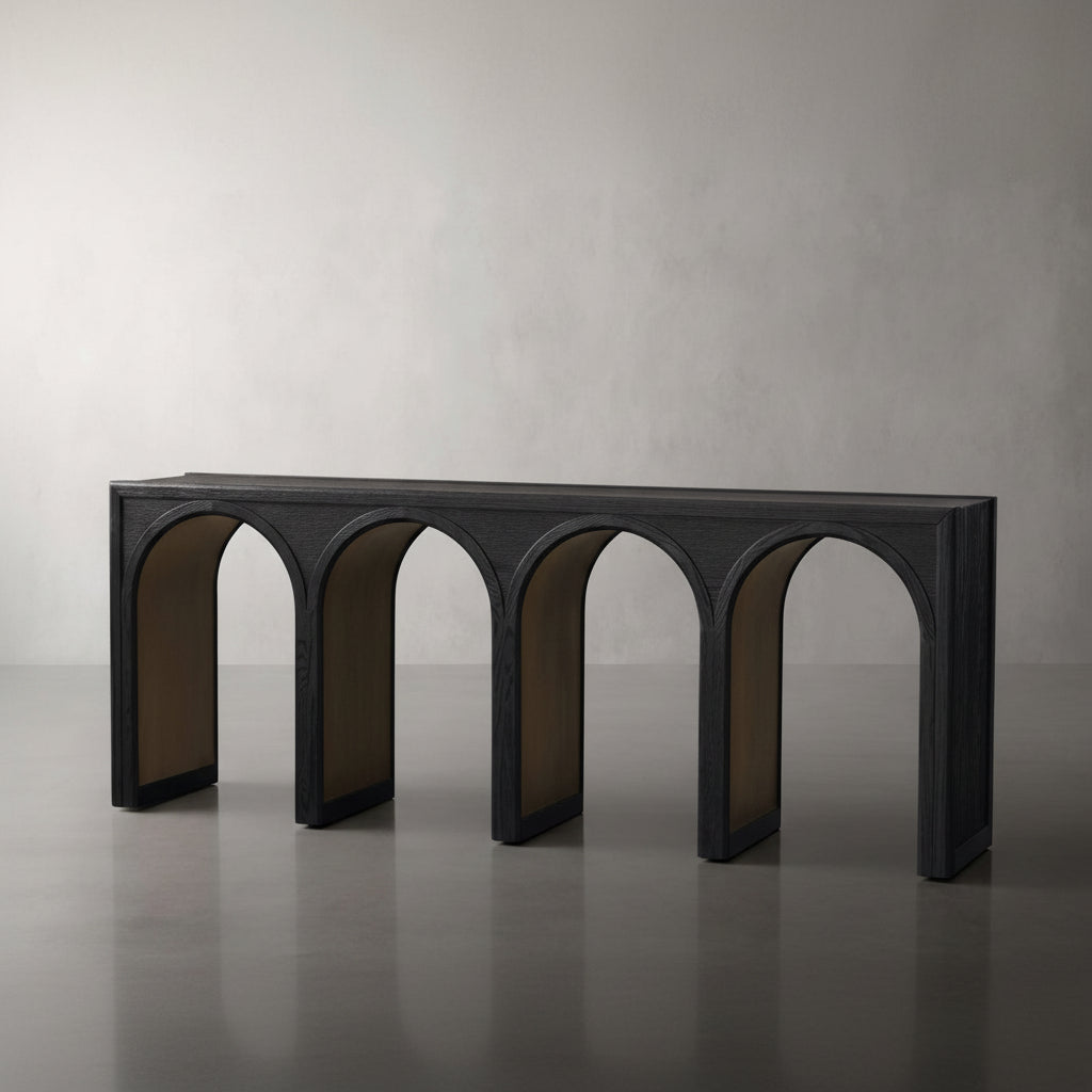 Heidi Console Table 60" 79" - thebelacan