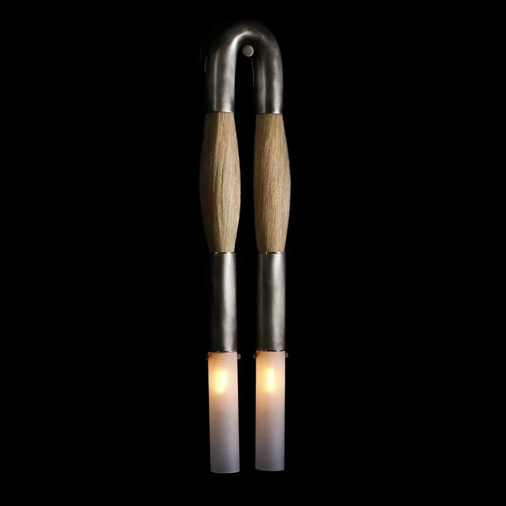 Horsehair Wall Sconce Lamp - thebelacan