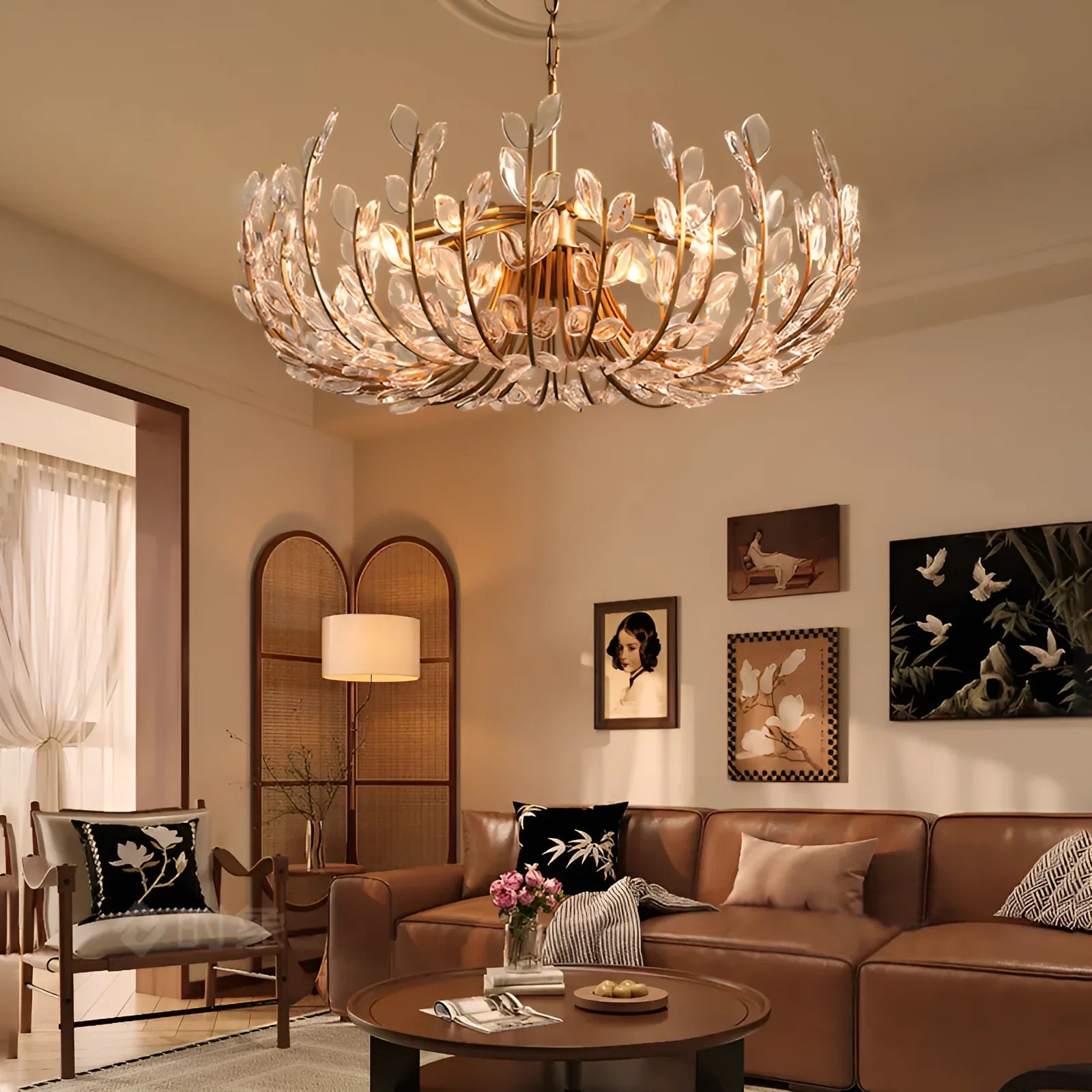 Adela 8 Light Chandelier 32“ - thebelacan