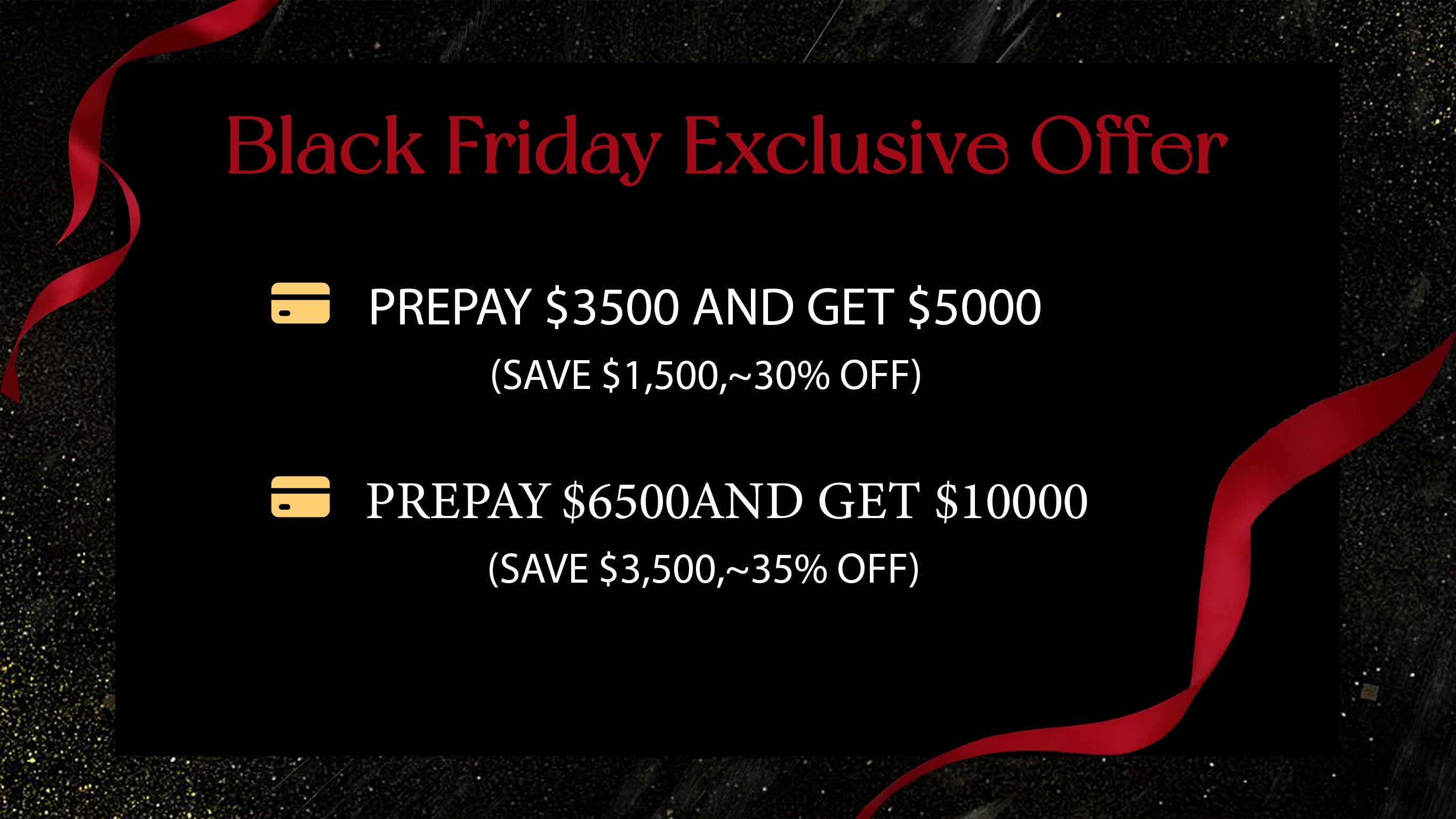 Black Friday Promotion Gift Card - thebelacan