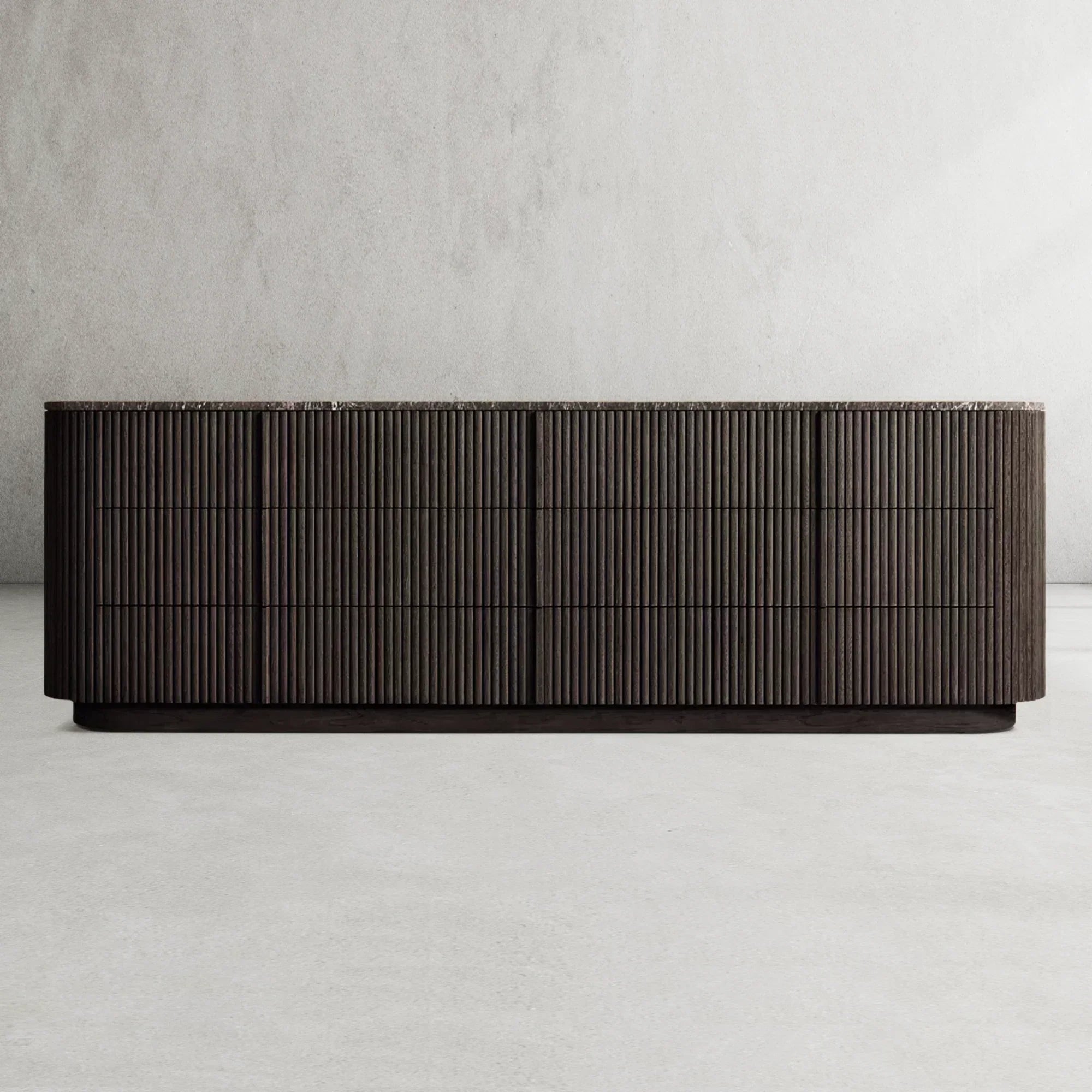 Mulholland Modern Stone 9-Drawer Dresser - thebelacan
