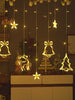 LED Moon Star Curtain String Lights - thebelacan