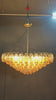 Chara Smoke Glass Tiered Round Chandelier 37" - thebelacan