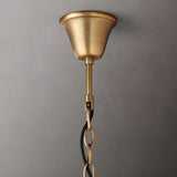 19TH C. Crystal Round Chandelier 60" - thebelacan