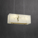 Alabaster Cuboid Dining Room Chandelier - thebelacan