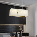 Alabaster Cuboid Dining Room Chandelier - thebelacan