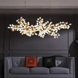 Pretty Grape Linear Chandelier For Dining Room - thebelacan