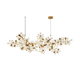 Pretty Grape Linear Chandelier For Dining Room - thebelacan