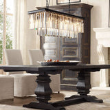 1920s Odem Rectangular Chandelier 40" - thebelacan