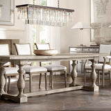 1920s Odem Rectangular Chandelier 49" - thebelacan