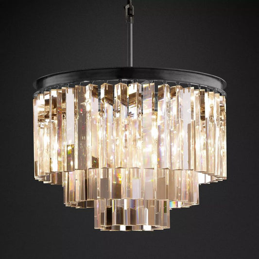 1920s Odem Round Chandelier 20" - thebelacan
