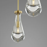 Raindrops 5-light Rod Rectangular Chandelier - thebelacan