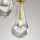 Raindrops 3-light Rod Round Chandelier - thebelacan