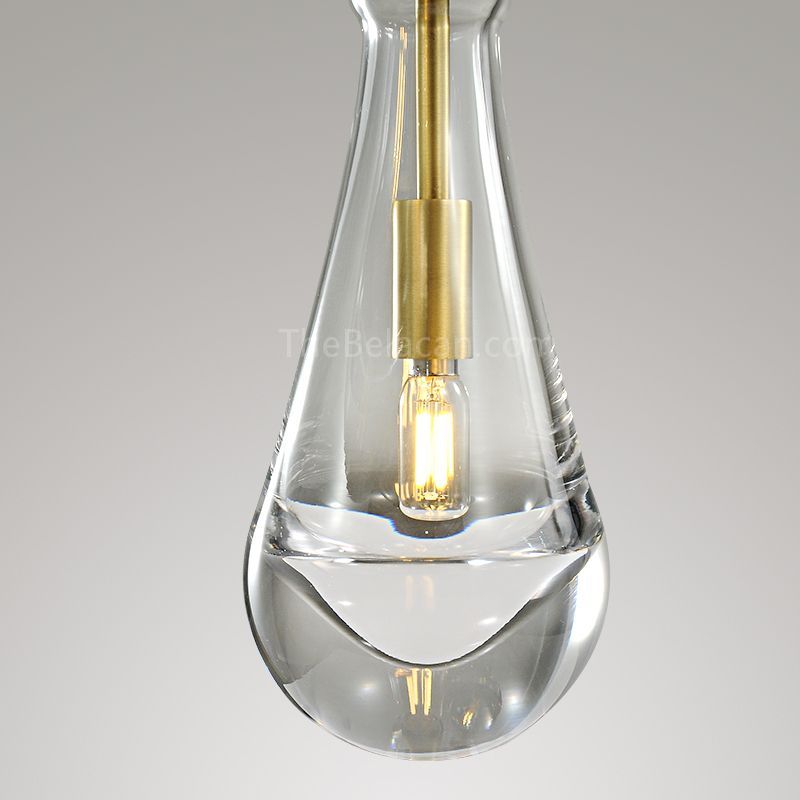 Raindrops 2-light Rod Round Chandelier - thebelacan