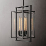 Beckman Glass Lantern Modern Pendant - thebelacan