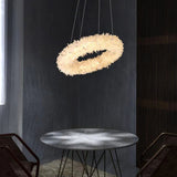 Rock Crystal Round Modern Chandelier - thebelacan