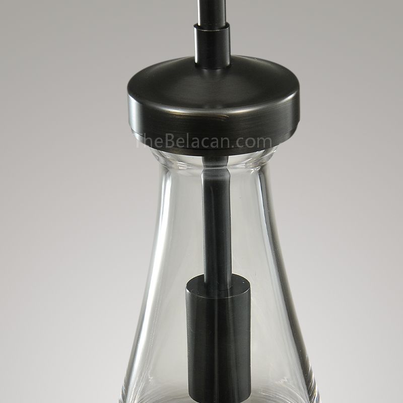 Raindrops 3-light Rod Round Chandelier - thebelacan