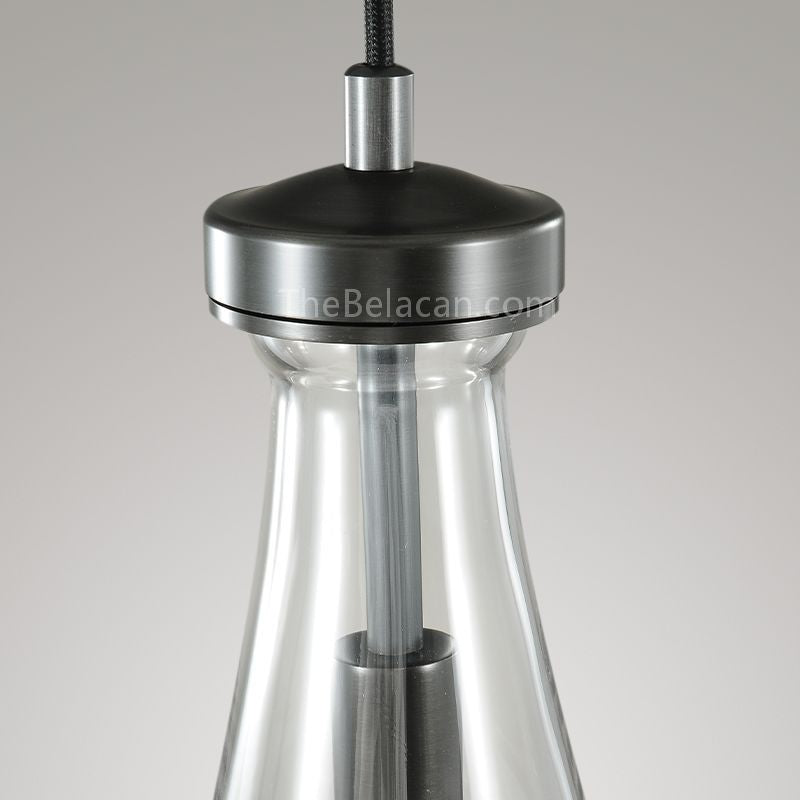 Raindrops 2-light Cord Round Chandelier - thebelacan